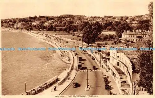 R454080 Torquay The Promenade Großhandel Schreibwaren 1955