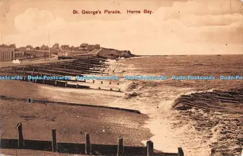 R452673 St Georges Parade Herne Bay 1909