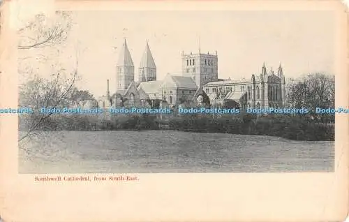 R452706 Southwell Cathedral from South East G W W 1904