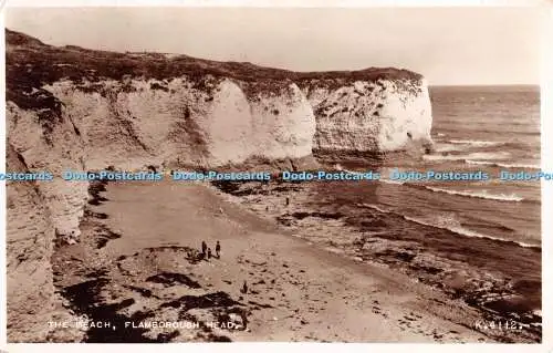 R448905 The Beach Flamborough Head K 4112 Valentines RP 1954