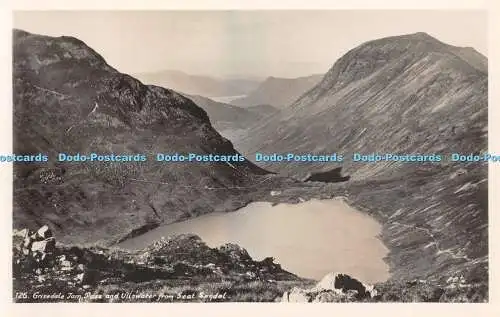 R454190 Grisedale Tarn Pass und Ullswater von Seat Sandal G P Abraham RP