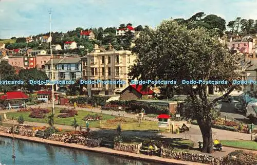 R452762 Lawn Gardens Dawlish Devon Litho Kanada NPO Dexter 1970