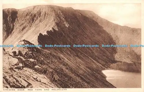 R454202 Striding Edge Red Tarn and Helvellyn G P Abraham F R P S