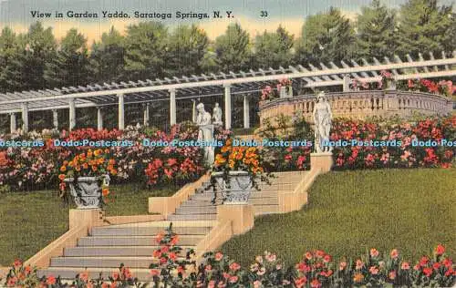 R454275 N Y Saratoga Springs Blick im Garten Yaddo Walter M Stroup Tichnor Bros