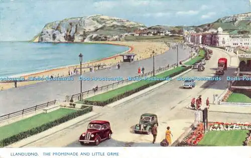 R451091 Llandudno Die Promenade und Little Orme Photochrom
