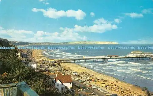 R452945 K 819 The Isle of Wight Shanklin The Pier and Beach D Constance Vita Nov