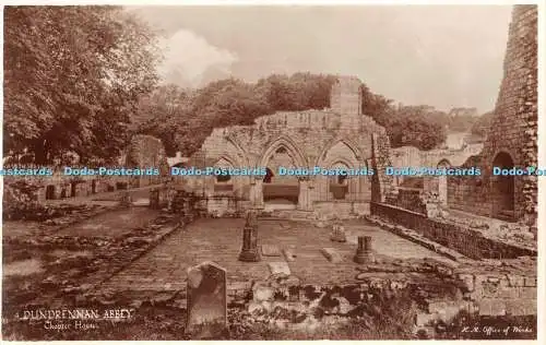 R454434 Dundrennan Abbey Chapter House H M Office of Works