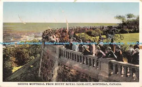 R451208 Kanada Montreal Seeing Montreal from Mount Royal Look Out International