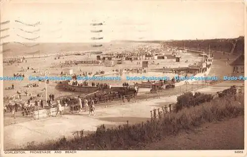 R454517 Gorleston Promenade and Beach 64959 Photochrom 1930