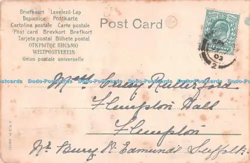 R454593 Gemälde Postkarte D R G M 88077 1903