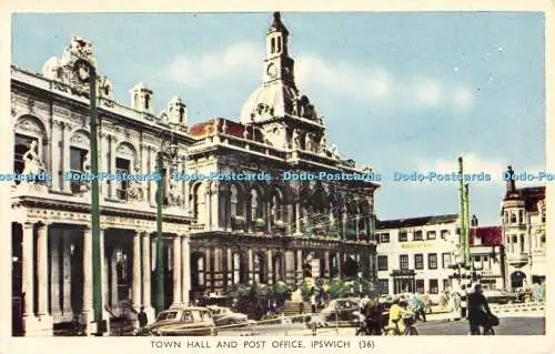 R454629 Town Hall and Post Office Ipswich 36 M and L National Series