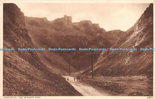 R454794 Castleton The Winnats Pass 55801 Photochrom