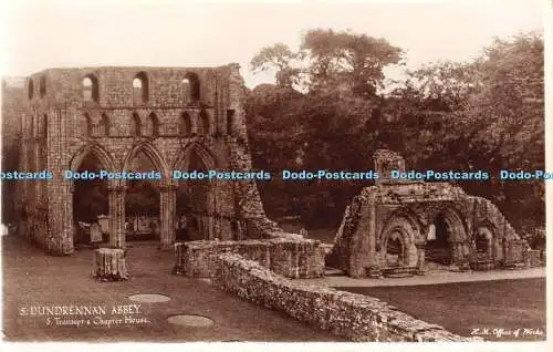 R454827 5 Dundrennan Abbey S Transept and Chapter House H M Office of Works