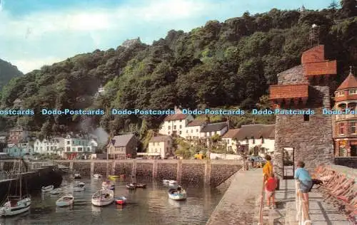 R454838 The Harbour and Mars Hill Lynmouth PT1551