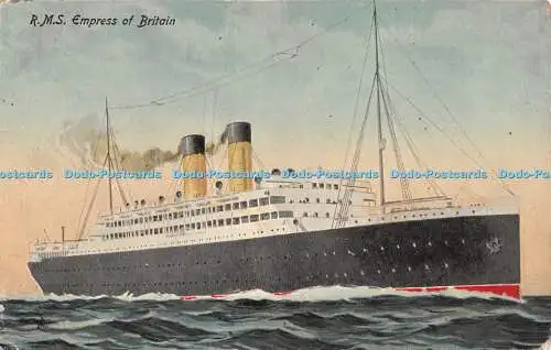 R455022 R M S Empress of Britain C W Hunt