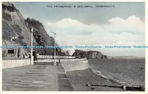 R455075 The Promenade and Sea Wall Teignmouth Dennis 1957 T 0219