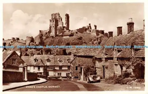 R455133 Corfe Castle Dorset C M 1550 Sunray Serie Thunder and Clayden RP