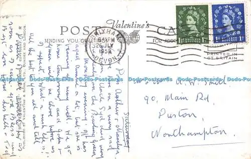 R455159 Brixham K 8977 Silveresque Valentines 1958 Multi View