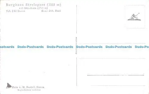 R455273 Berghaus Strelapass mit Schiahorn Joh Buol M Rudolf Davos
