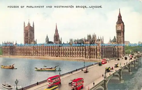 R455398 Houses of Parliament und Westminster Bridge London G 5708 Valesque Valen