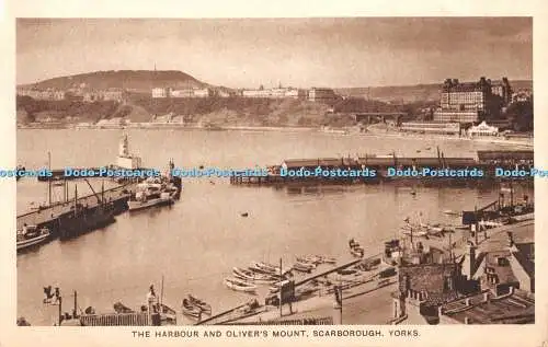 R455430 Der Hafen und Olivers Mount Scarborough Yorks berühmte Badeorte S