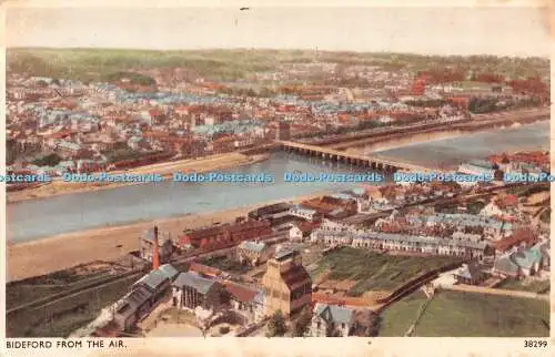 R455471 Bideford aus der Air 38299 Solograph Serie De Luxe Fotogravur E A Sw