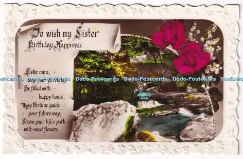R455515 To wish my Sister Birthday Happiness Schwester möge dein Geburtstag fi