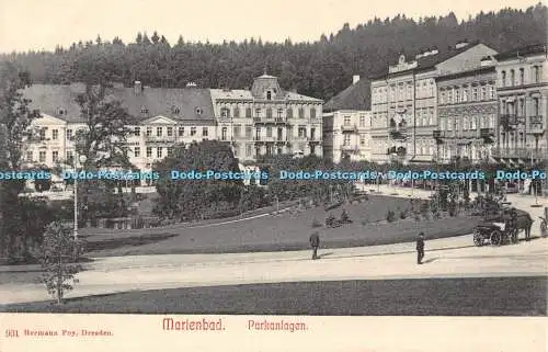 R455988 931 Hermann Poy Dresden Marienbad Parkanlagen