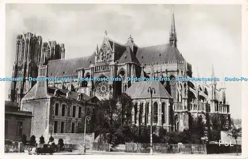 R456254 Reims Marne La Cathedrale l Abside Pol Jacques Freville