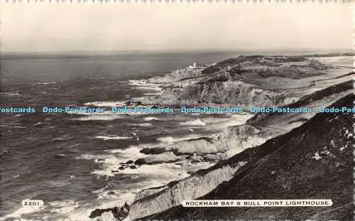 R456261 Rockham Bay and Bull Point Lighthouse Dearden and Wade Sunny South Real