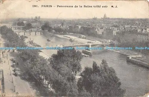 R456435 Paris Panorama de la Seine cote est M J