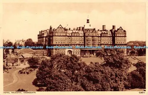 R456513 Harrogate Hotel Majestic Photochrom 1956