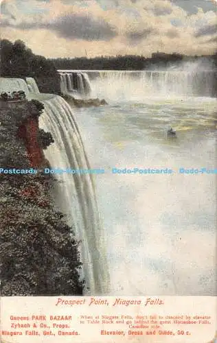 R458889 Niagarafälle Prospect Point Queens Park Bazaar Zybach