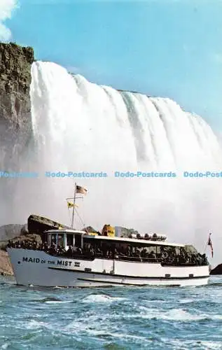 R458921 Kanada Niagarafälle Das weltberühmte Ausflugsboot Maid of the Mist mit th