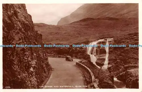 R458928 Glen Coe The Gorge and Waterfall J B White Best of All Series RP