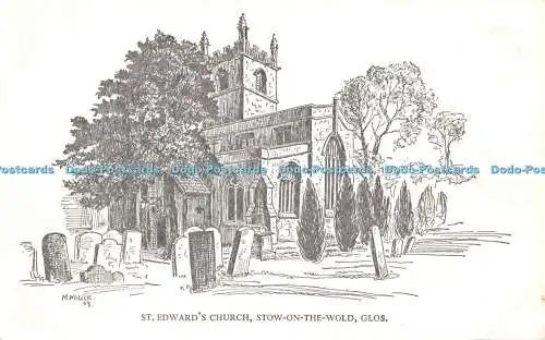 R458968 Glos St Edward Church Stow on the Wold Dyde und Blackwell M Miller