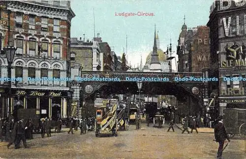 R457044 Ludgate Circus Postkarte