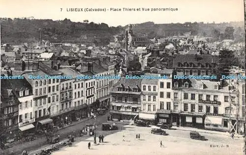 R459356 7 Lisieux Calvados Place Thiers et Vue panoramique J B J Bourgogne