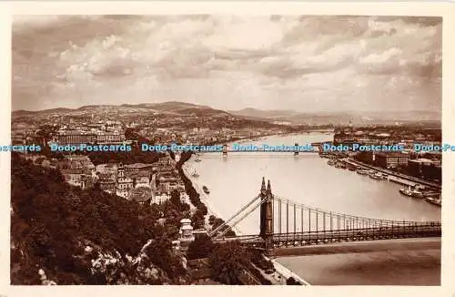 R459433 Budapest Panorama vom Gellertberg M F I Gyongyos