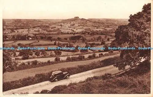 R457152 Dumpdon Hill Honiton Postkarte