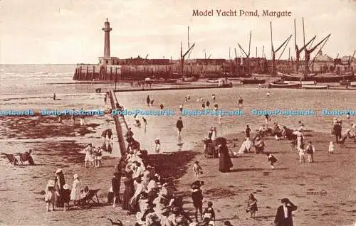 R457530 Margate Modell Yacht Pond Valentine Serie