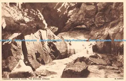 R459830 Cheddar Goughs Caves The Diamond Stream B 1539OC Photochrom