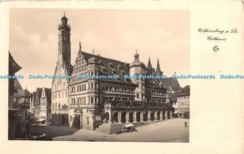 R459844 Rothenburg o Nr Rathaus Ernst Geissendorfer