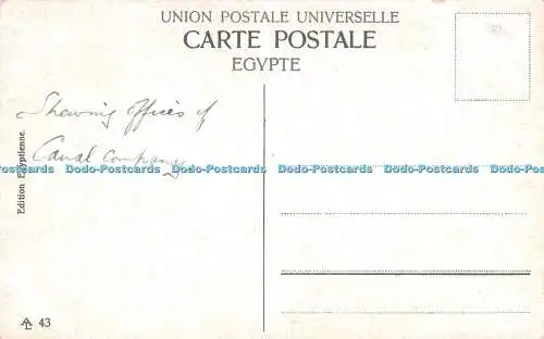 R457591 Port Said Docks Egyptienne Postkarte