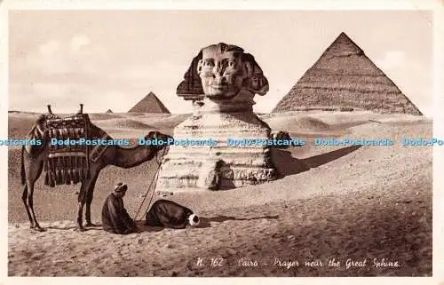 R457605 Kairoer Gebet bei der Großen Sphinx Lehnert und Landrock Succ Ernst Landr