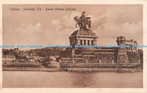 R457656 Koblenz Deutsches Eck Kaiser Wilhelm Denkmal Stengel G m b H