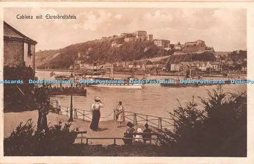 R457674 Koblenz mit Ehrenbreitstein Stengel G m b H