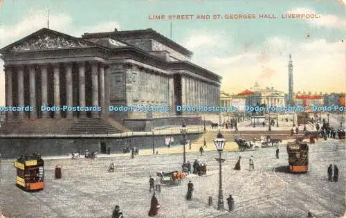 R457719 Liverpool Lime Street and St Georges Hall G D and D The Star Series