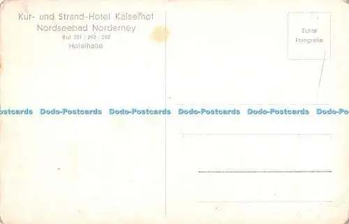 R457820 Kur und Strand Hotel Kaiserhof Nordseebad Norderney Hotelhalle RP