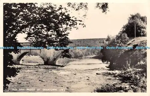 R457827 Old Spey Bridge at Grantown M and L National Series 1956